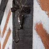 Old metal hook "old roses"