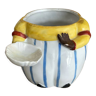 Cache-pot anthropomorphe en porcelaine