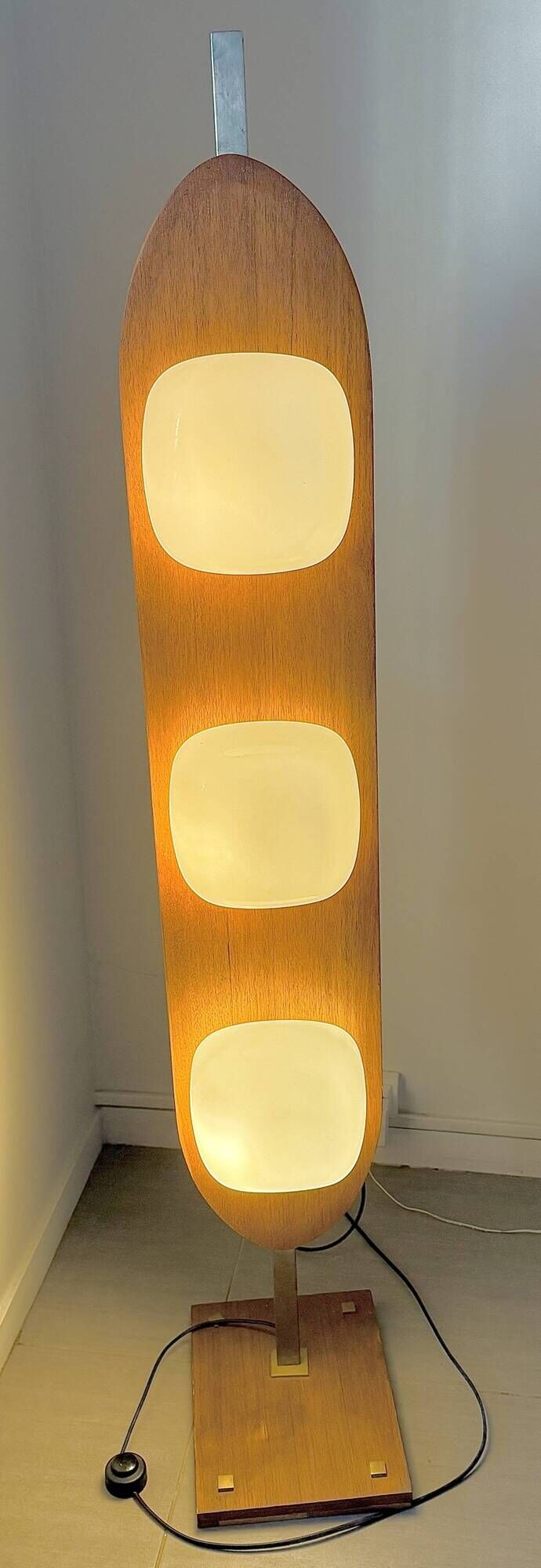 Lampadaire Surf Board de Goffredo Reggiani - Icone du Design Vintage - Rénovéd