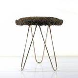 Bronze mid-century vintage stool – 1950s / 1960s