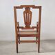 Fauteuil canné en bois naturel