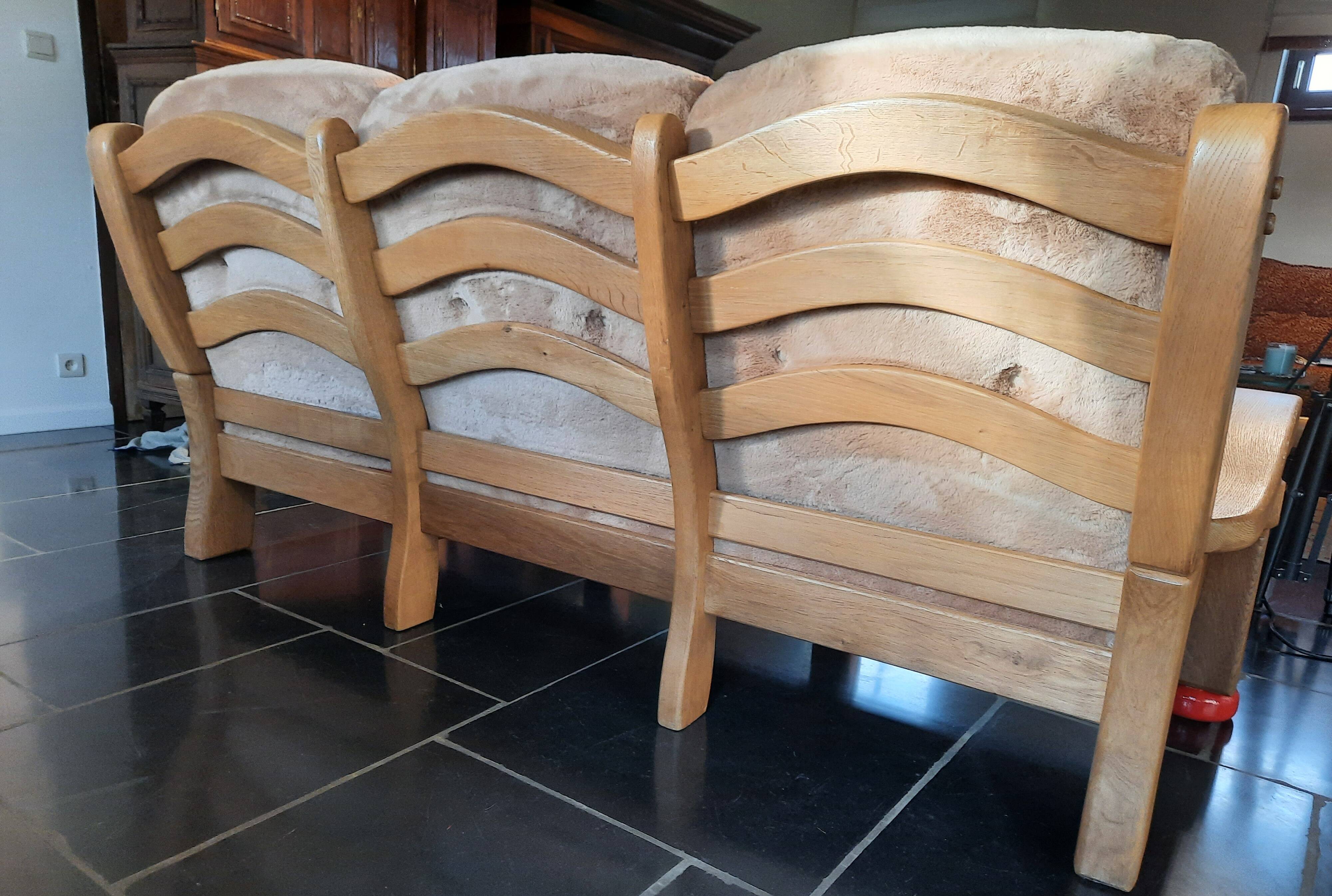 Vintage three-seater sofa