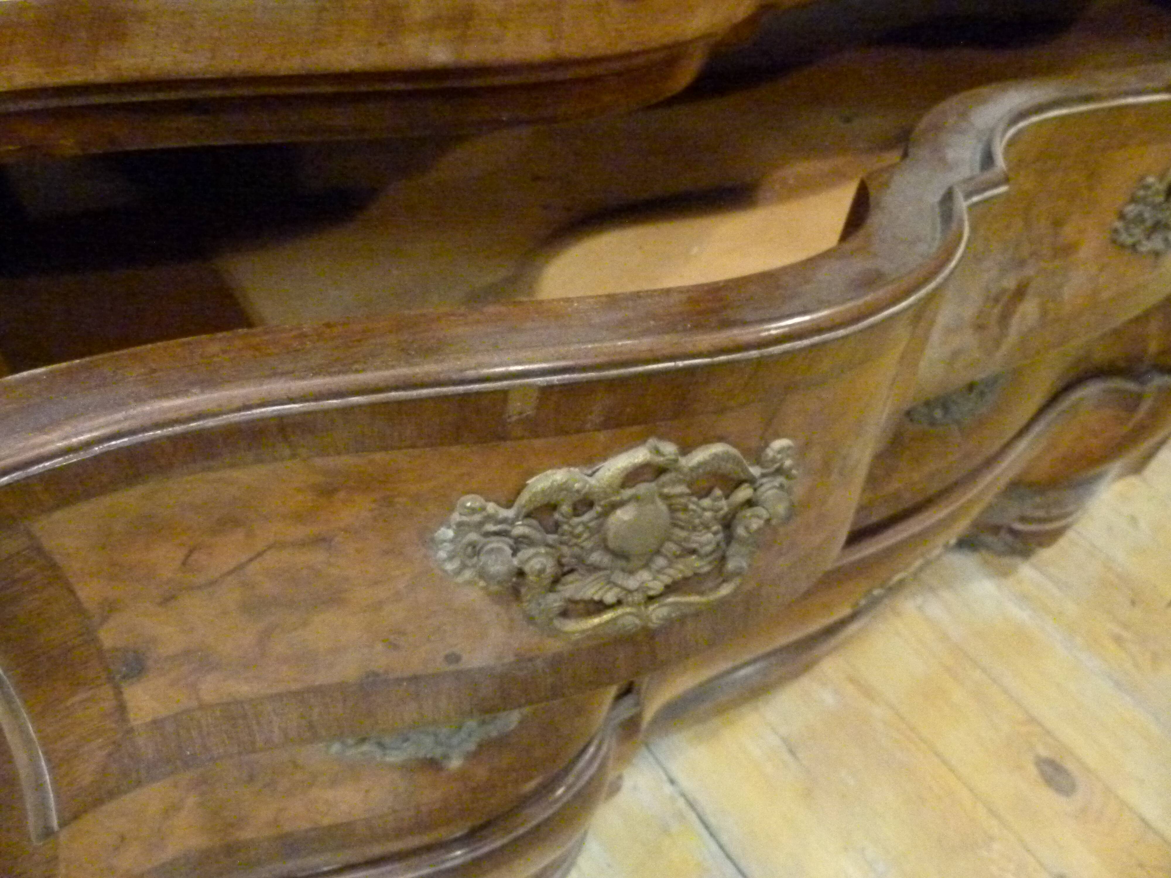 English mahogany showcase XXth