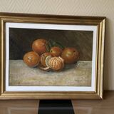 Still life with oranges