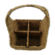 Panier en osier porte bouteille