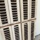 Pair of arched shutters