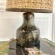 Earth lamp and braided lampshade 70s/70s