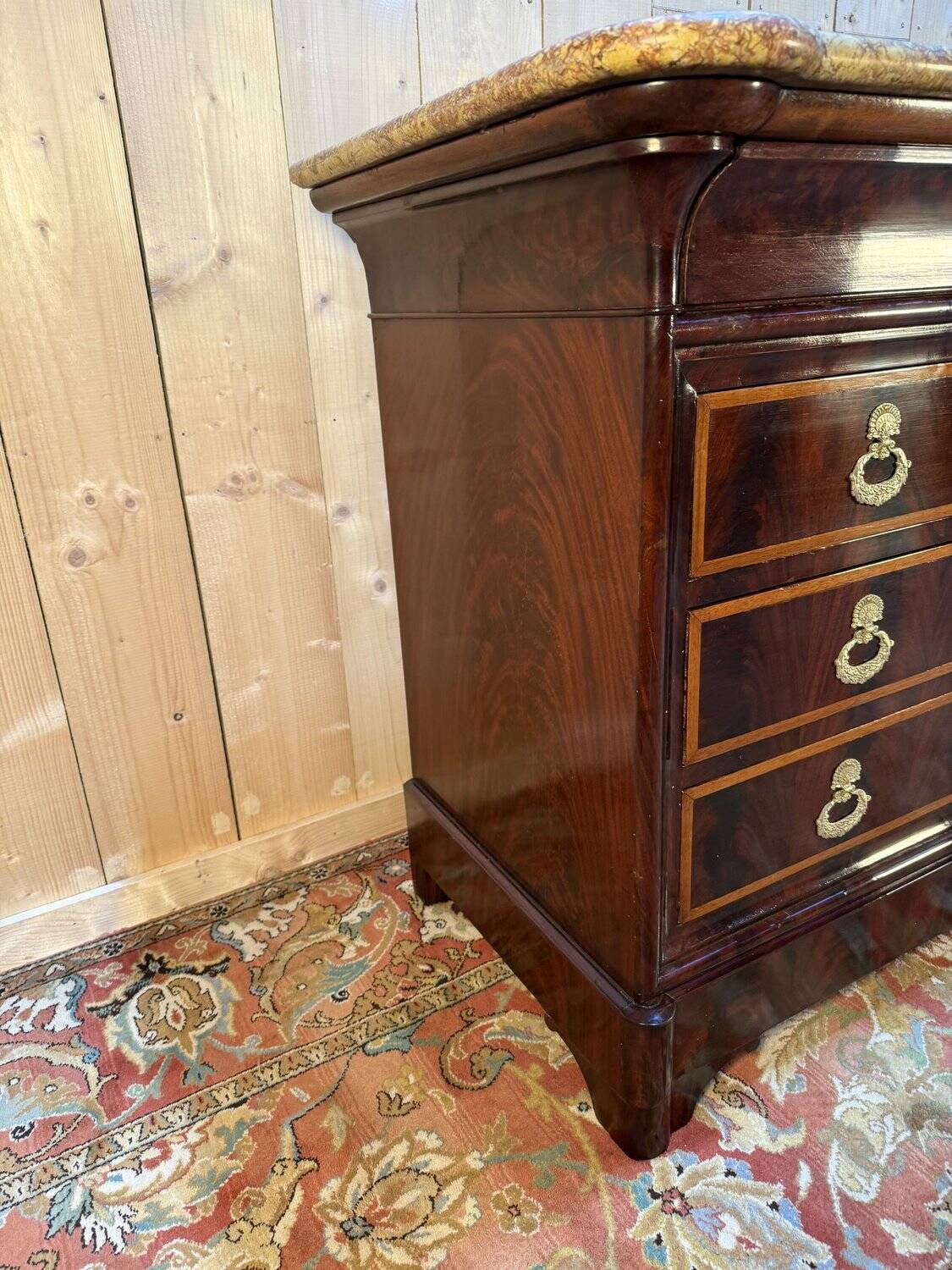Louis Philippe period mahogany chest of drawers
