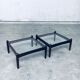 Mid-Century Modern Design Low Side Table Set, Sweden, 1960s, Set of 2