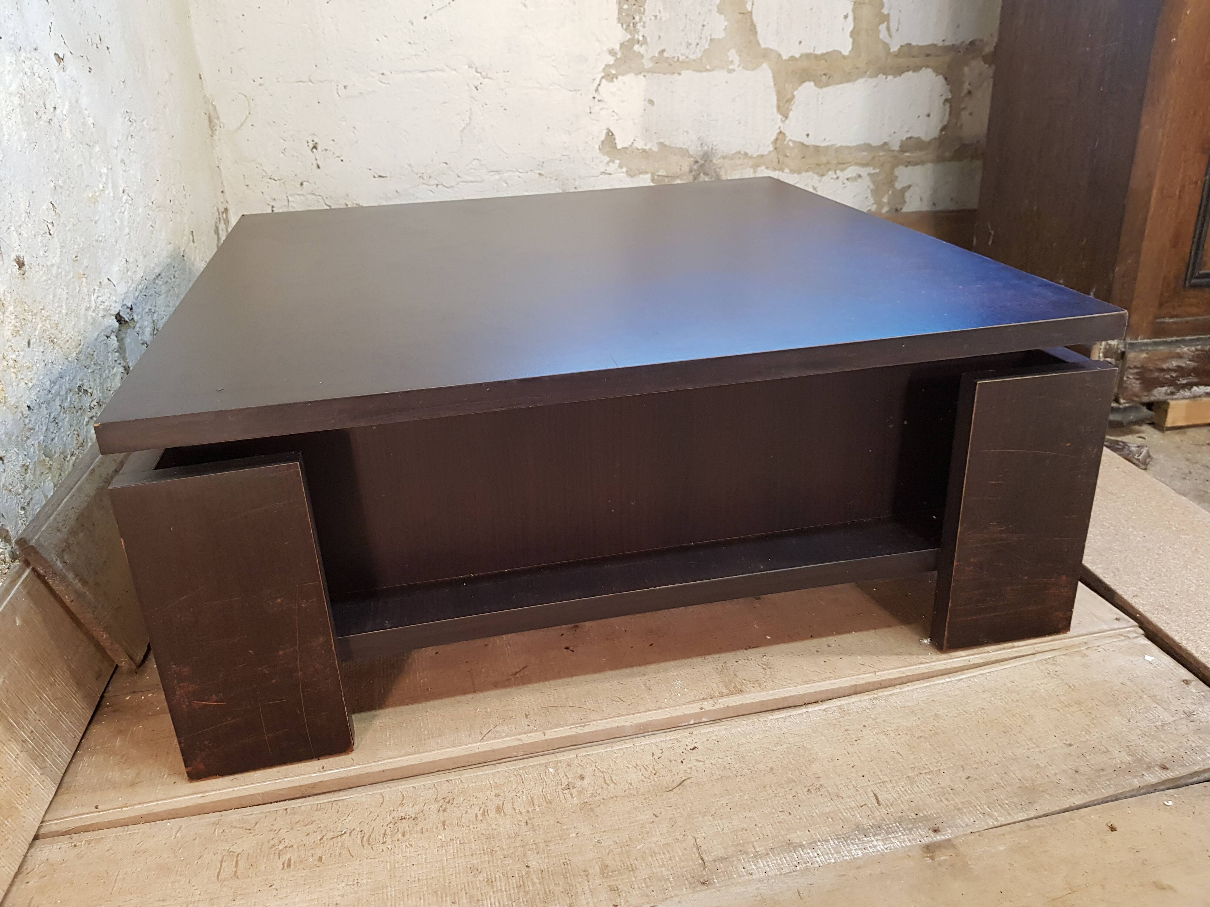 Black coffee table 1980