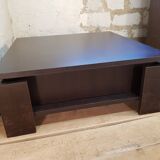 Table basse noire 1980
