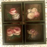Hand-painted flower tray 5 in 1