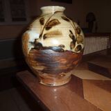 large stone vase - Yves Morvan