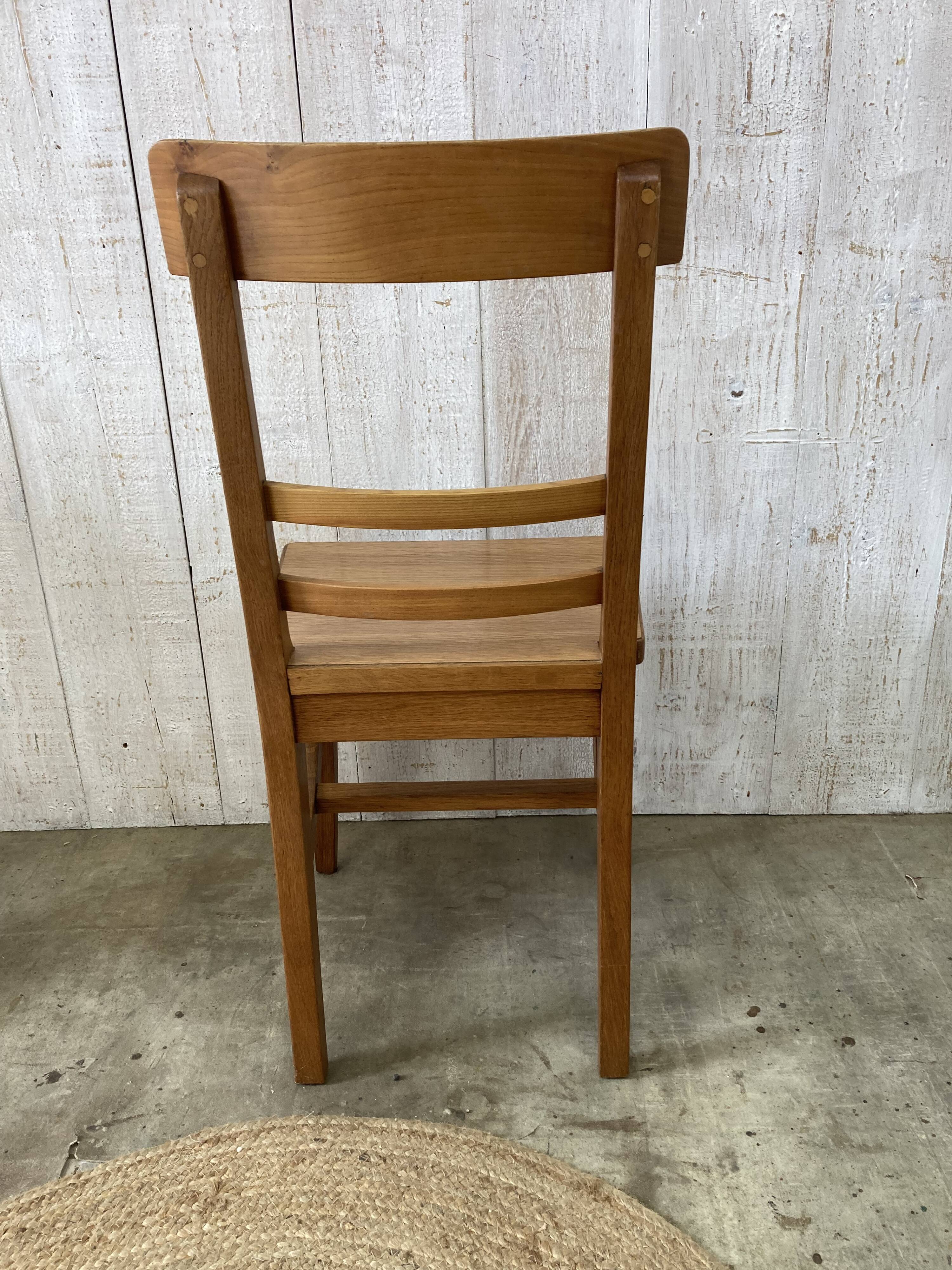Set of three bistro chairs