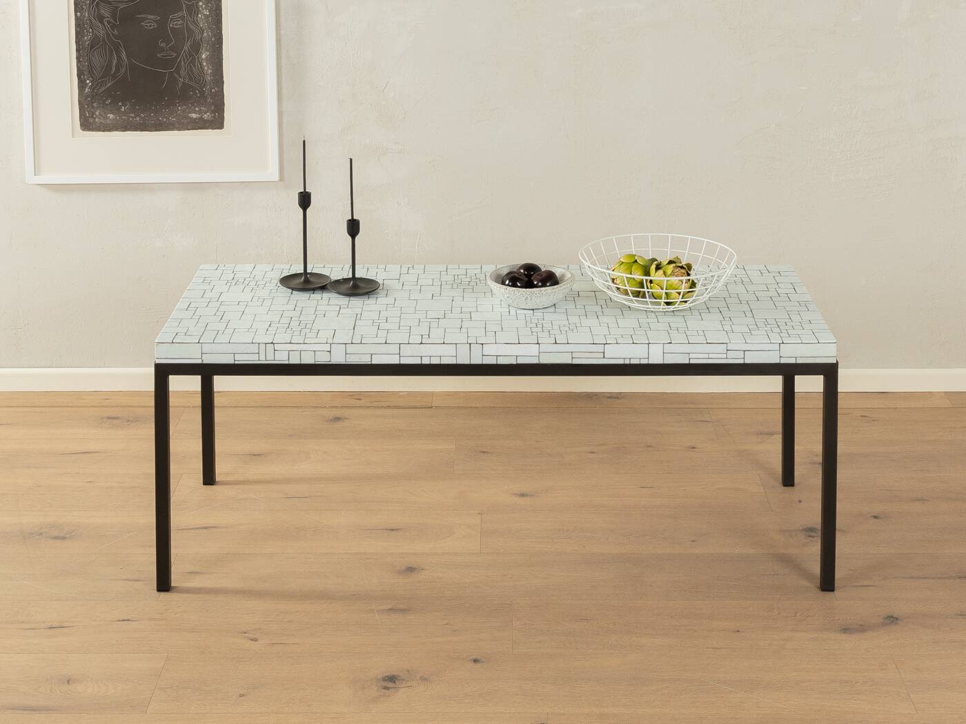 1950s mosaic coffee table