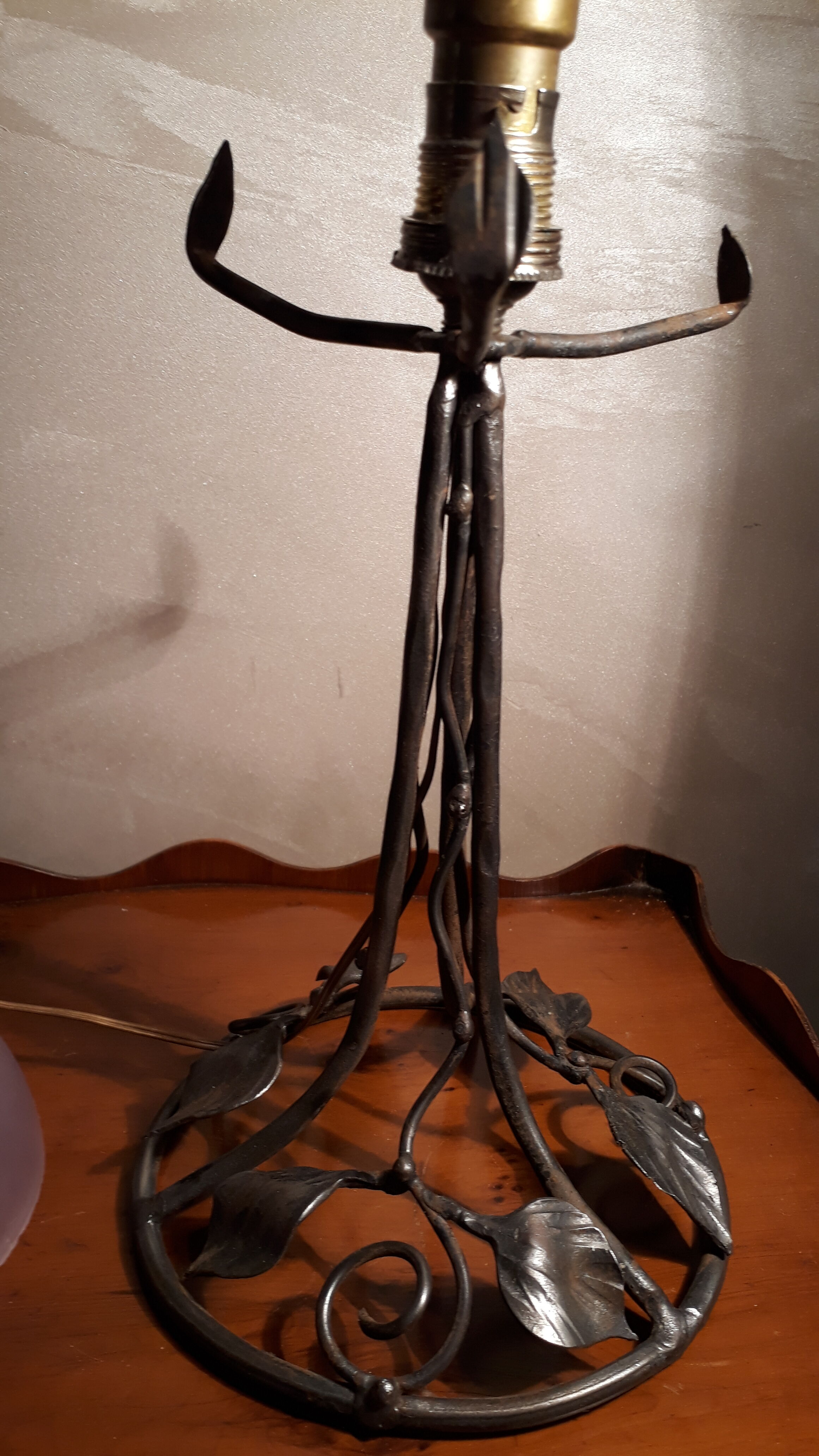 1920 iron lamp