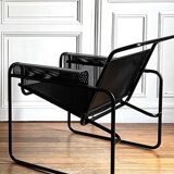 Armchair perforated metal