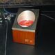 45 metal and wood candle holders
