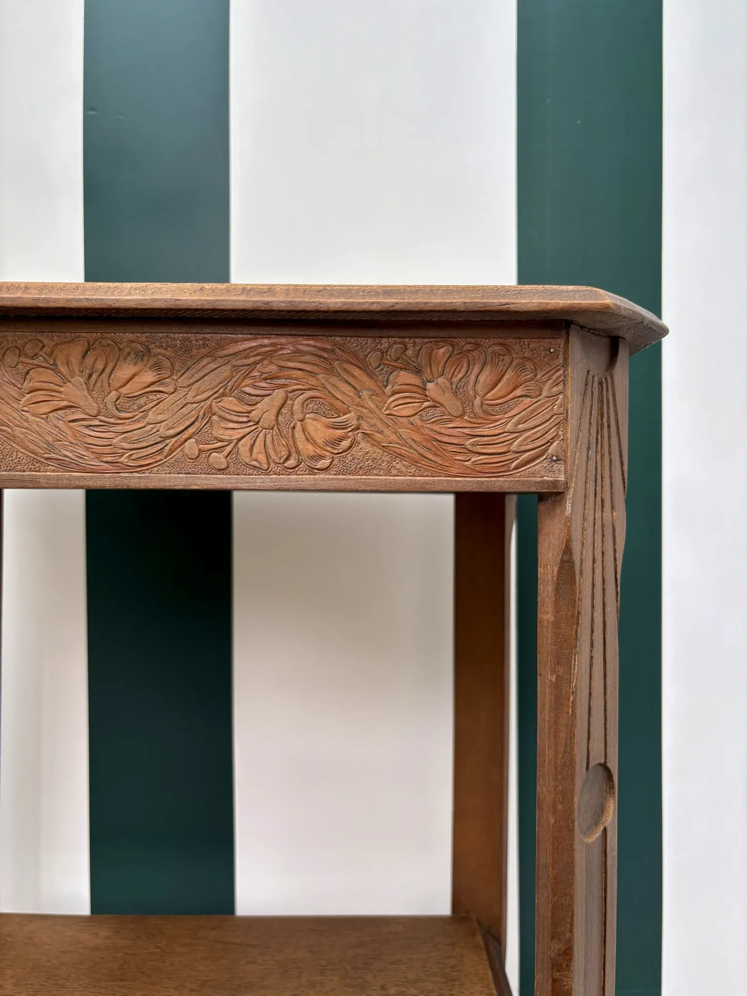 Art Deco side table in wood