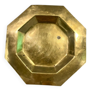 Assiette octogonale en