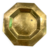 Octagonal brass plate