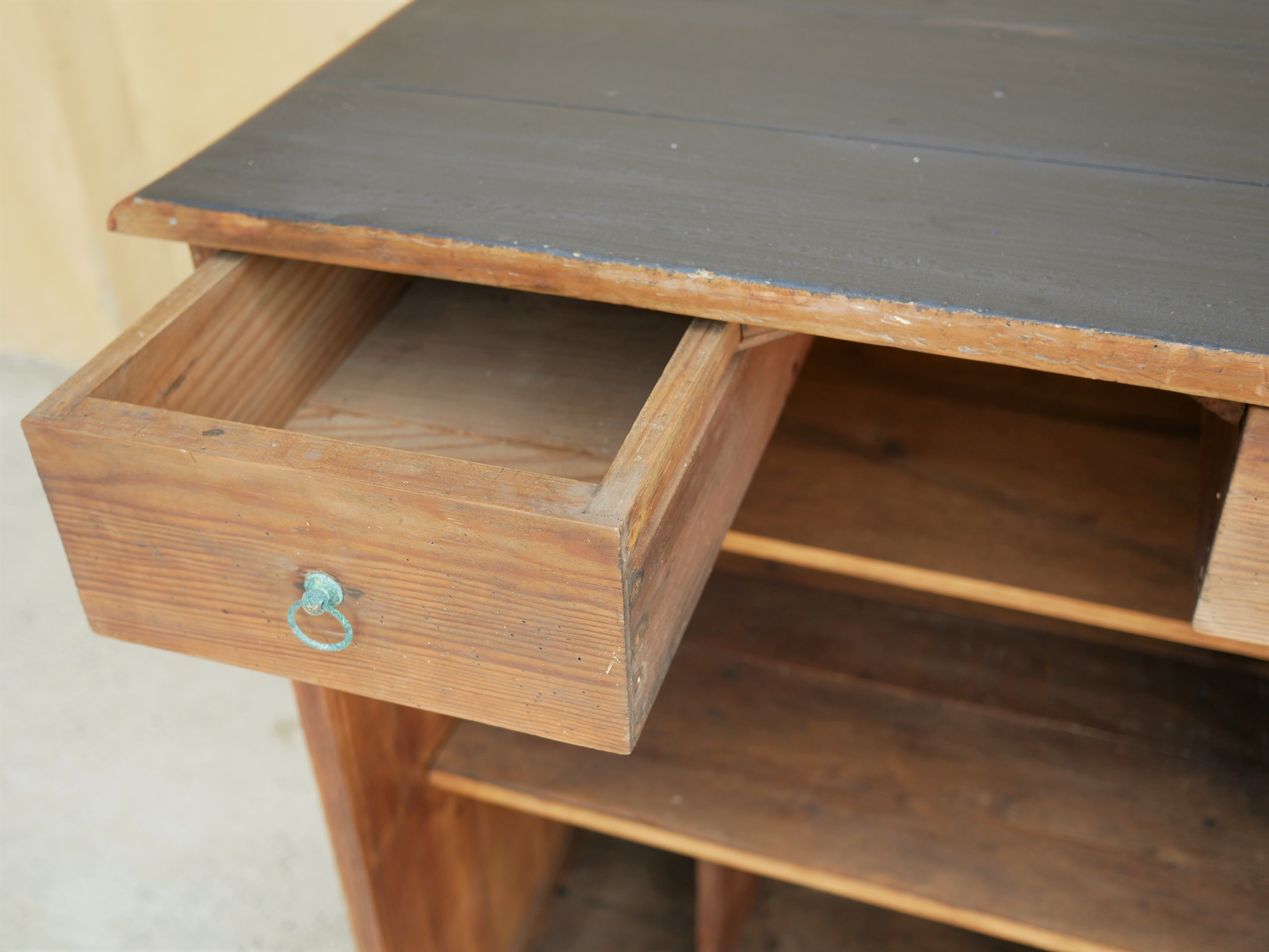 Meuble comptoir en bois