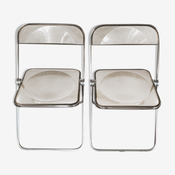 Plia chairs by Giancarlo Piretti 70