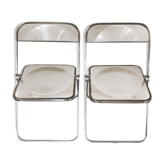 Chaises modèle Plia de Giancarlo Piretti années 70