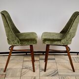 Set of four chairs designed by Radomir Hoffman, TON Czechoslovakia, 1960s.