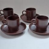 4 cups and saucers