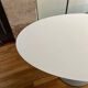 Table ovale vintage pied tulipe Georges Frydman pour EFA 1970