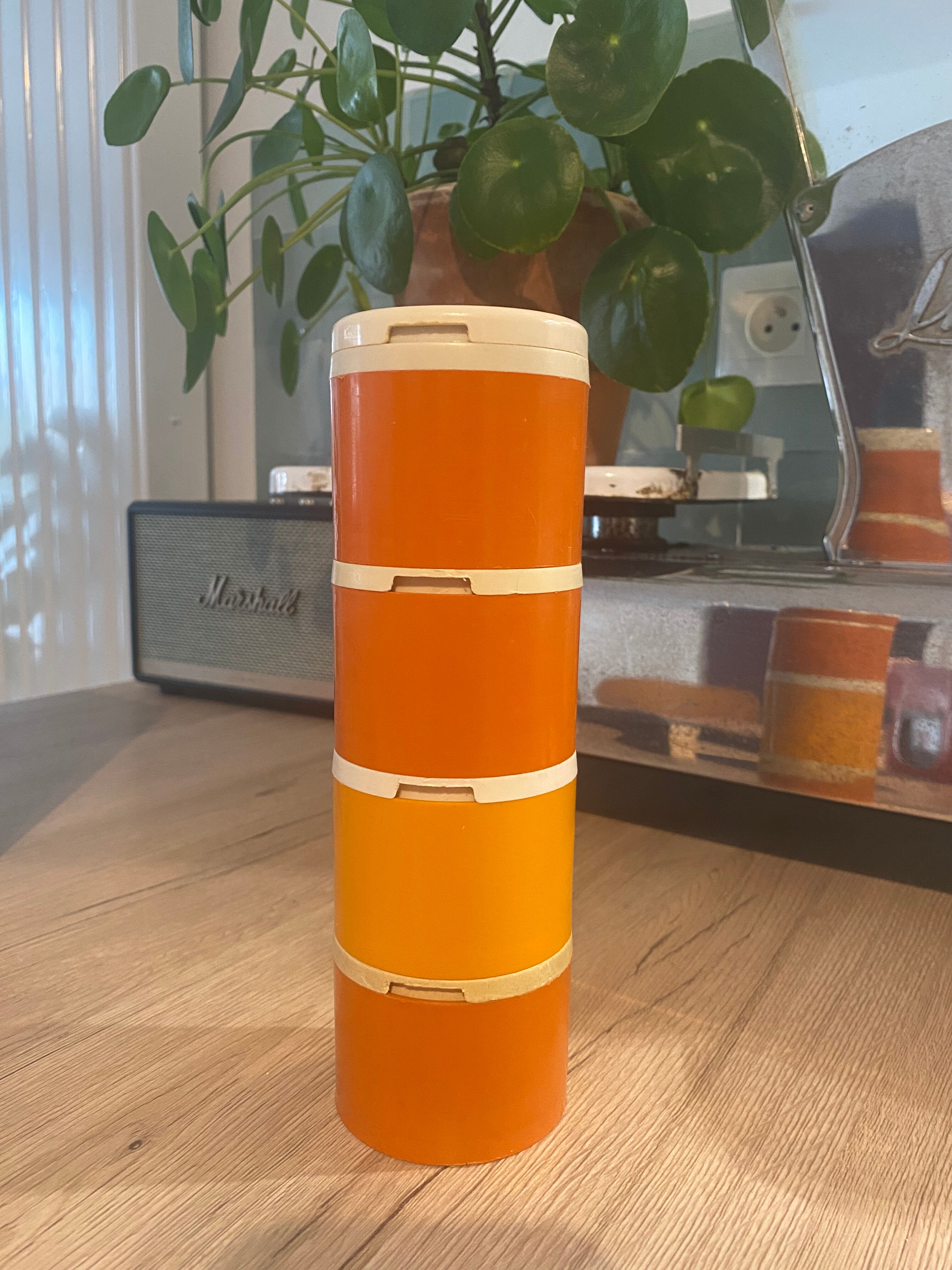 Tupperware 70' Orange Spice Tower