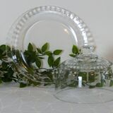 Flat and its arcoroc glass bell