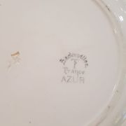 Set of 5 plates Badonviller model Azur