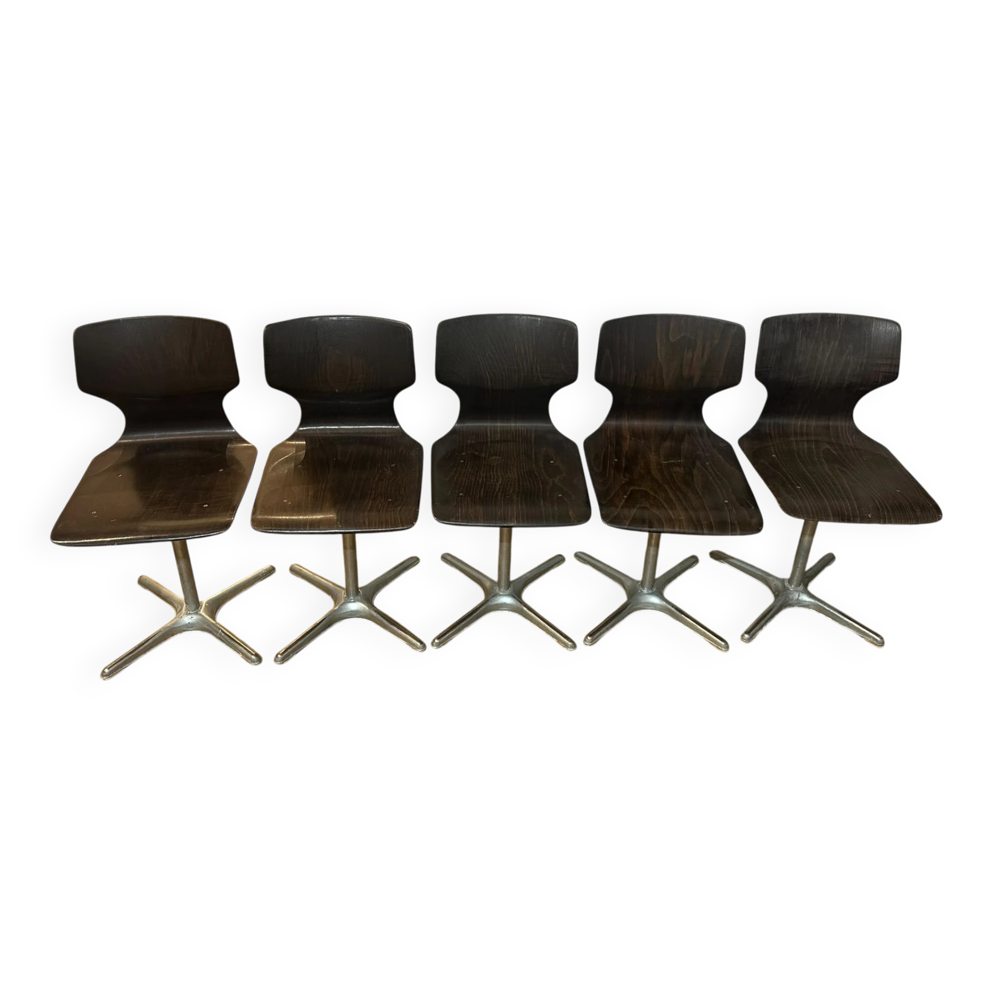 Lot of 6 Pagholz chairs (Adam Stegner for Flötotto)