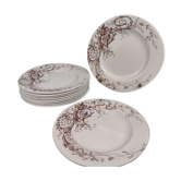 Set de 10  assiettes luneville modèle joinville