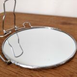 Round mirror barber chinese 17cm 1960
