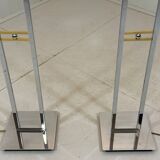 Arte Lumen floor lamps chrome & brass 1970’s, set of 2