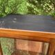Small 1930s mahogany display cabinet, art deco apothecary cabinet