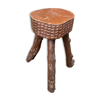 Brutalist tripod stool