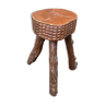 Tabouret tripode brutaliste