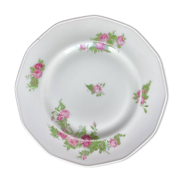 Assiette plate dodécagonale Limoges T. Haviland