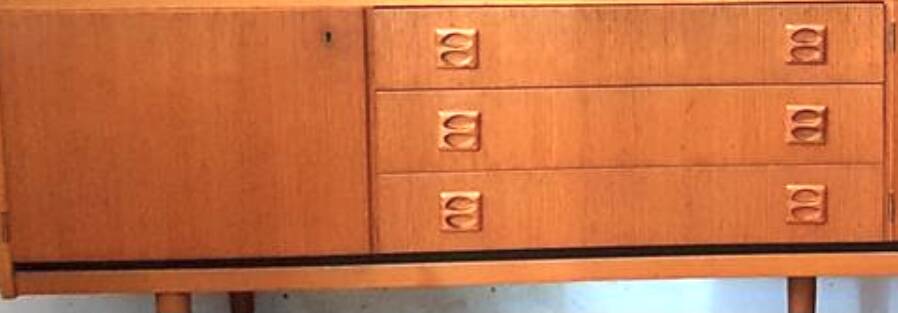 Vintage Scandinavian teak sideboard