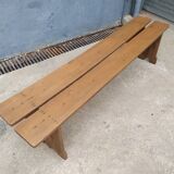 Paire de bancs de ferme