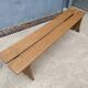 Paire de bancs de ferme
