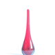 Sommerso drop vase in red and blue, Murano 1950s.