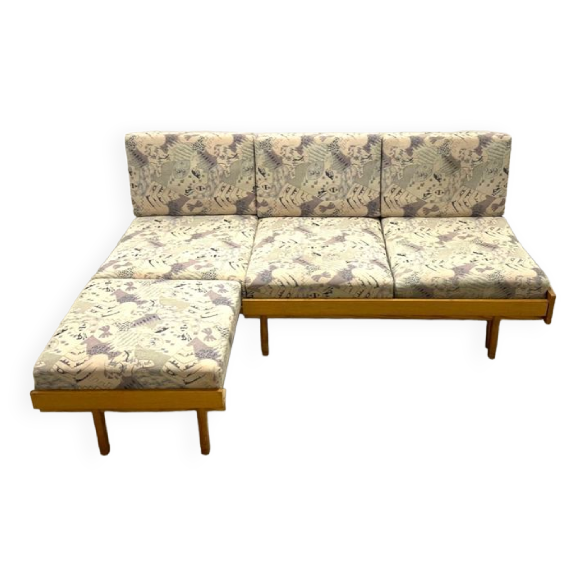 Jiràk sofa bed by TATRA to Renovate, Czech Vintage 1960s