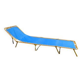 Deckchair, Camp bed Lafuma 60s-70s