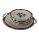 Lot Vintage Sarreguemines & Digoin – Modèle “Dijon” | Plat à Tarte + 8 Assiettes