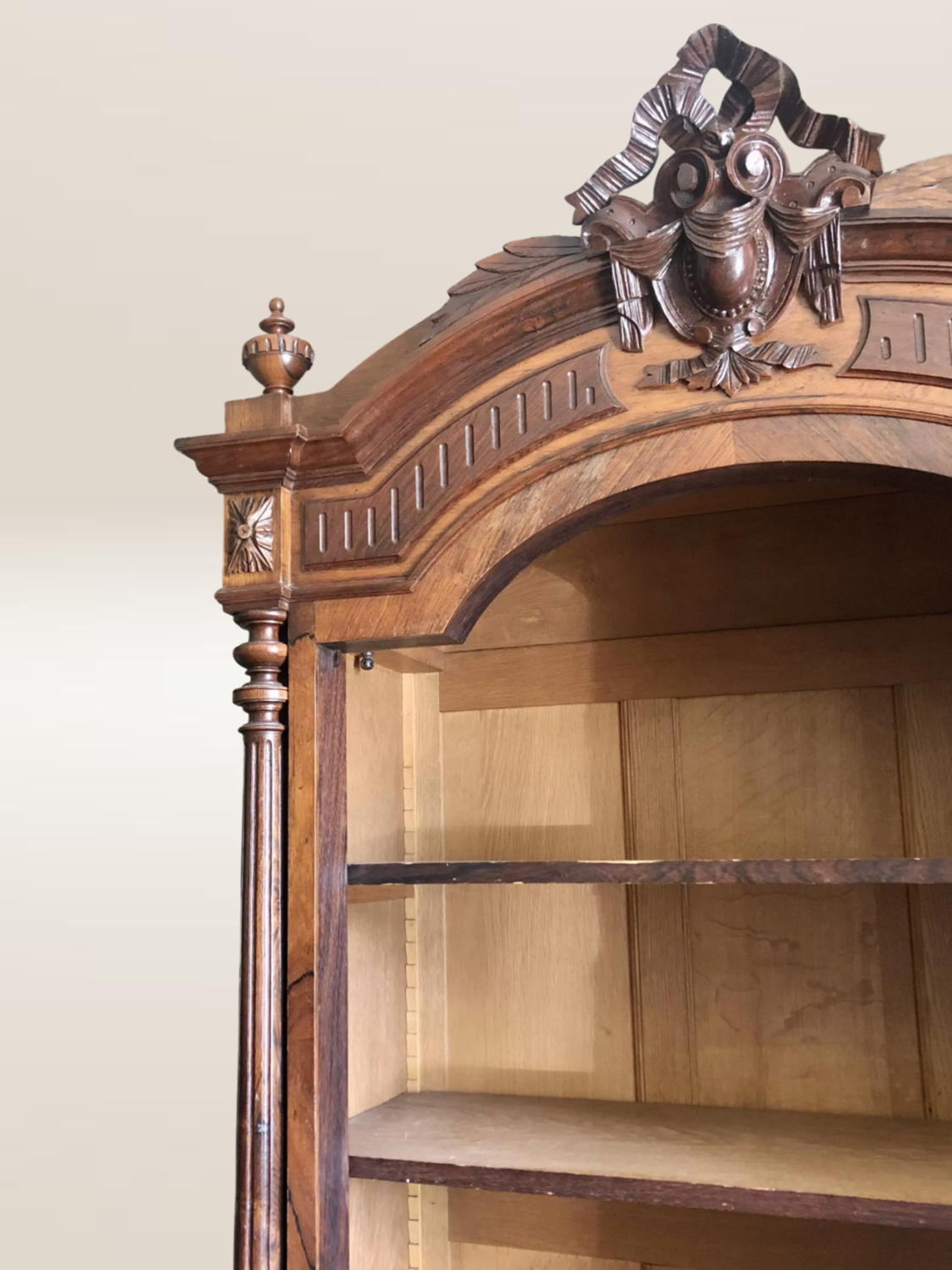 Solid wood and veneer library